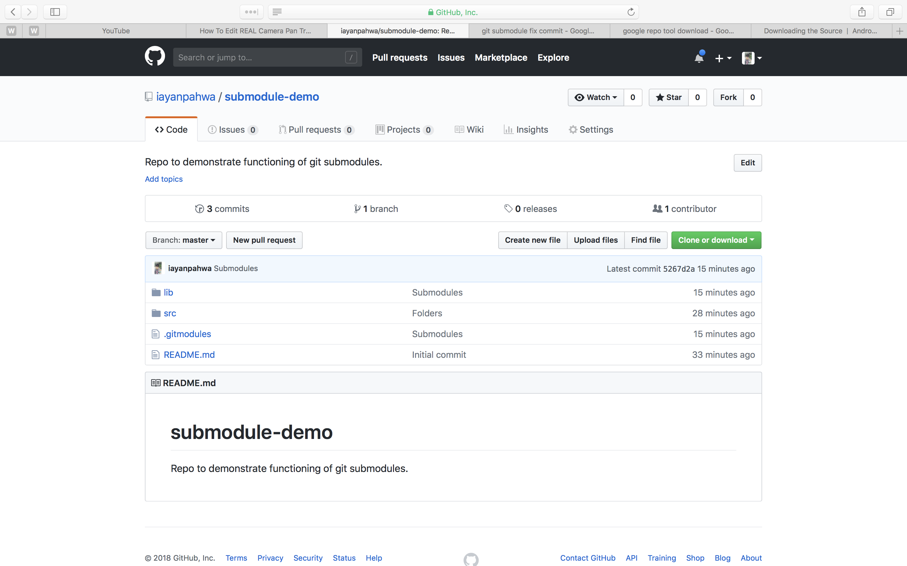 download git submodules